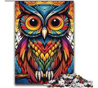 Psychedelic Beautiful Owl 2000 Piece Jigsaw Puzzles for Adults & Teens, Perfect for Game Nights, Colorful Toy for Home Gift (70x100cm)