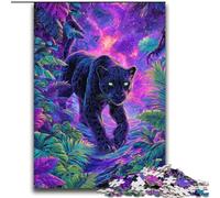 Psychedelic Black Panther 2000 Pieces Jigsaw Puzzle For Adults Teens, Suitable for Ages 14 And Up Family Fun It Is Ideal As A Gift for The Whole Family (70x100cm)