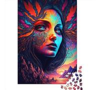 Psychedelic By Nature 1000 Piece Jigsaw Puzzle for Adults-Puzzles Teenagers Paper Puzzles- Relax Puzzles Games-Brain Teaser Puzzle 1000pcs (38x26cm)