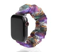 Psychedelic Cats Scrunchie Watch Band Elastic 42mm/44mm