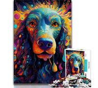Psychedelic Dachshund Puzzles for Adults Teens 1000pc Puzzle,Help The Brain Exercise Addictive Toys to Cultivate Patience Parent-child Interaction (75x50cm)