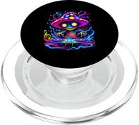Psychedelic DJ Mushroom PopSockets PopGrip for MagSafe
