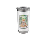 Psychedelic Dont Believe Everything that You Think Hippie Stainless Steel Insulated Tumbler