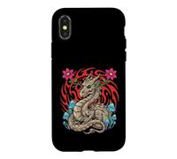 Psychedelic Dragon Mushroom Fantasy Art Case for iPhone X/XS