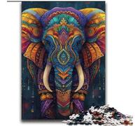 Psychedelic Elephant Jigsaw Puzzles 2000 Pieces for Adults Teens, Staycation Kill Time Birthday Present, Gifts, Wall Art for 14+ (70x100cm)