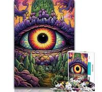 Psychedelic Eyes Jigsaw Puzzles for Teenagers 1000 Jigsaws,for Educational Game Challenge Toy Unique Home Decor And Gifts (38x26cm)