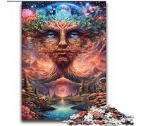 Psychedelic Face 2000 Piece Jigsaw Puzzles for Adults Gifts, Toy Intellectual Game Artists Collection, Fine Art (70x100cm)