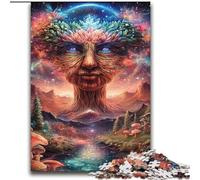 Psychedelic Face Jigsaw Puzzles for Adults Teenagers Jigsaws Puzzle, Interesting Stress Reduction Parent-child Interaction (70x100cm)