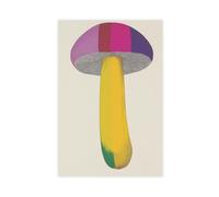 Psychedelic Fungi Magic Mushroom Art Canvas Poster Wall Art Decor Print Picture Paintings for Living Room Bedroom Decoration 8" L X 12" W