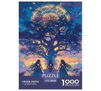 Psychedelic Goddess Jigsaw Puzzles Puzzles for Adults Kids. 1000 Piece Acid Queen Impossible Challenge Toy Educational Games Home Decoration for Adults& Kids Age 14 Years Up 38x26cm/1000pcs