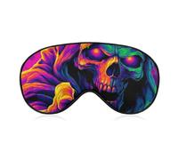 Psychedelic Grim Reaper Sleep Eye Mask Night Shade Cover Soft Adjustable for Travel Naps