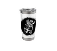 Psychedelic Guitar Squirrel - Funny Vintage Rock Stainless Steel Insulated Tumbler