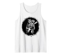Psychedelic Guitar Squirrel - Funny Vintage Rock Tank Top