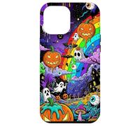 Psychedelic Halloween Jack-O'-Lantern Art Case for iPhone 12 Pro Max