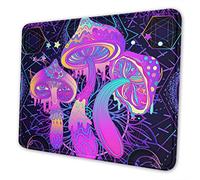 Psychedelic Hallucination Magic Mushrooms Mousepad Gaming Mouse Mat for Computer Laptops Office 8.3 X 10.3 in