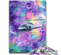 Psychedelic Helicopter Puzzles 2000 Pieces for Adults,Help The Brain Exercise Addictive Toys to Cultivate Patience Great Gift (70X100cm)