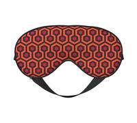 Psychedelic Hexagon 7 Psychedelic Hexagon Sleep Masks Adjustable Strap Soft Eye Mask for Women Men Travel Work Home
