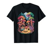 Psychedelic Hippie Mushrooms Hippie Fungi for Shroom Hunter T-Shirt