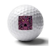 Psychedelic Horror Archives Snake Art Personalized Golf Balls Gifts for Men Golfers Distance Straighter Shots