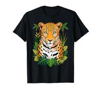 Psychedelic Jaguar Trippy Graphic Colorful Jungle Cat T-Shirt