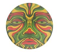 Psychedelic Jamaica Rastafari Demon Cute Fridge Magnets Glass 4cm Refrigerators Stickers Kitchen Decor