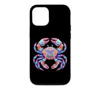 Psychedelic Kaleidoscopic Fractal Crab Retro Art Case for iPhone 12/12 Pro