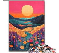 Psychedelic Landscape 2000 Pieces Jigsaw Puzzles for Adults And Teens, for Age 14+ Game Wall Decoration Unique Gifts for Birthday And Christmas (70x100cm)