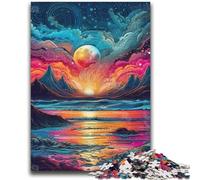 Psychedelic Landscape Jigsaws 2000 Pieces for Adults,Challenging Game And Family Play for Is Ideal As A Gift for The Whole Family (70X100cm)