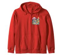 Psychedelic Landscape Psychedelic Men Women Zip Hoodie