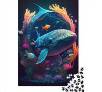 Psychedelic Leviathan Puzzles for Adults 1000 Piece Puzzle for Teenager Age 12 Years Up Christmas Eve Gifts 1000pcs (38x26cm)
