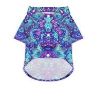 Psychedelic Mandala Hypnosis Print Shirt for Dog Cat Clothes Puppy Shirts Pet Apparel