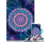 Psychedelic Mandragora Flower 1000 Piece Jigsaw Puzzles for Adults Gifts,Stress Reliever Difficult Challenge Deal As Gifts for The Whole Family (38x26cm)