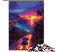 Psychedelic Manga Style 1000 Piece Jigsaw Puzzle for Adults And Teenagers, for Age 14+ Game Wall Decoration Unique Gifts for Birthday And Christmas (26x38cm)