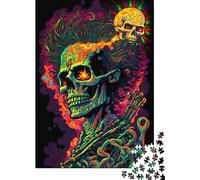 Psychedelic Monsters1 Paper Jigsaw Puzzle for Adults 1000 Piece Puzzles for Teenagers Creative Jigsaw Puzzles Family Challenging Games Toys 1000pcs (38x26cm)