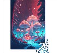 Psychedelic Mushroom Art465 Puzzles 1000 Pieces Paper Puzzles for Adults And Teenager Family Game Christmas Eve Gifts 1000pcs (38x26cm)