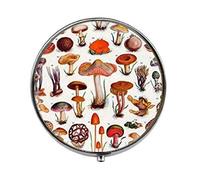 Psychedelic Mushroom - Botanical Art Photo Pill Box - Charm Pill Box - Glass Candy Box