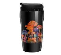 Psychedelic Mushroom Forest Coffee Tumbler Travel Mug