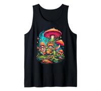 Psychedelic Mushroom Forest Music Band Jam Tank Top