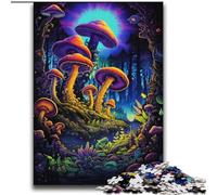 Psychedelic Mushroom Forest Puzzles for Adults Teens 2000pc Puzzle, Challenging Game And Family Play Artists Collection, Fine Art for Age 14 Years Up (70x100cm)