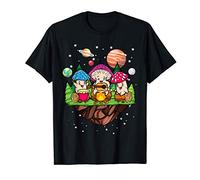 Psychedelic Mushroom Fungi Camping Magic Shroom Psilocybin T-Shirt