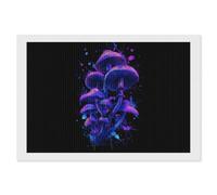 Psychedelic Mushrooms Diamond DIY Painting Kits Horizontal Round