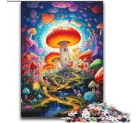 Psychedelic Mushrooms Jigsaw Puzzles for Teenagers 2000 Pieces, Suitable for Ages 14 And Up Family Fun It Is Ideal As A Gift for The Whole Family (70x100cm)