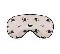 Psychedelic Mystic Eyes Unisex Light-Blocking Eye Mask Sleep Mask Suitable for Naps at Home, in The Office, and on Airplanes