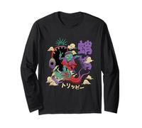Psychedelic Octopus Spirit Trippy Japanese Art Long Sleeve T-Shirt