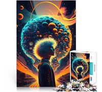 Psychedelic OdysseyJigsaw Puzzles 1000 Piece for Adults for Educational Game Challenge Toy deal as gifts for the whole family 38x26cm