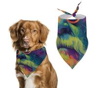 Psychedelic Old Man Weed1 Leaf Pet Bandana Dogs Triangle Scarf Cats Handkerchief Puppy Costume