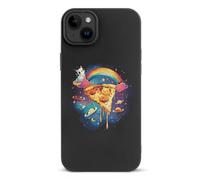 Psychedelic Pizza Planet Rainbow Cat Compatible with iPhone 15/15 Plus/15 Pro/15 Pro Max Phone Case TPU Protective Cover Shockproof Anti-Scratch