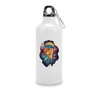 Psychedelic Pizza Planet Rainbow Cat Portable Sports Water Bottle Insulated Travel Mug Tumbler Gym Camping Hiking