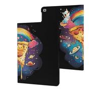 Psychedelic Pizza Planet Rainbow Cat Slim Case Compatible with iPad 10th 9th 8th 7th Generation 2022 2021 2020 2019 Protective Cover Stand