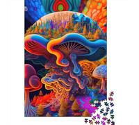 Psychedelic Puzzle Jigsaws 1000 Pieces for Adults & Teenager Age 12 Years Up Christmas Eve Gifts 1000pcs (38x26cm)